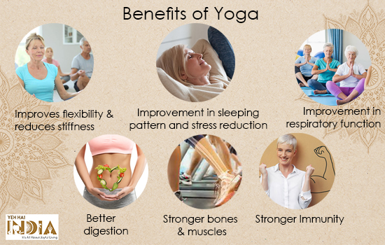 Health benefits of Yoga for Senior Citizens
