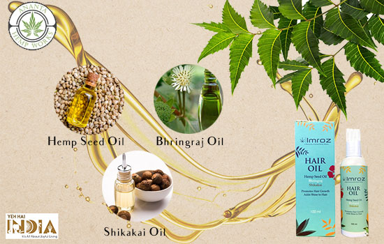 Imroz’ Bhringraj Hair Oil with Hemp Seed Oil And Shikakai