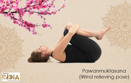 Pawanmuktasana (Wind relieving pose)