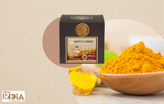 Roots & Herbs Chickpea And Turmeric Hair Removal Powder