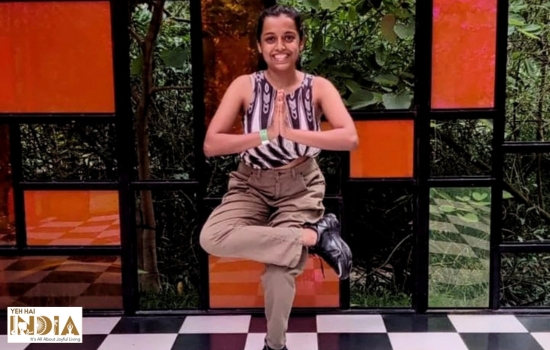 Eka Pada Utkatasana Demonstrated by Ms Pooja Chavan