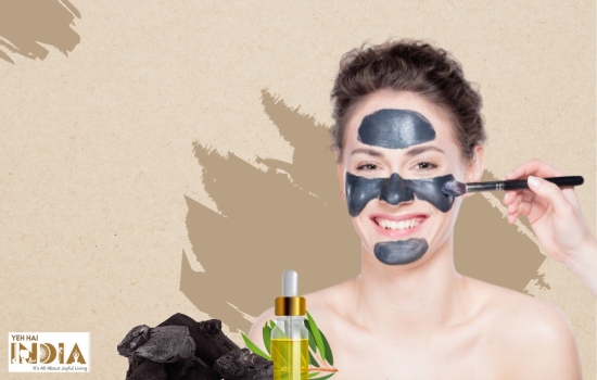 Activated Charcoal + Brewed Green Tea Face Pack